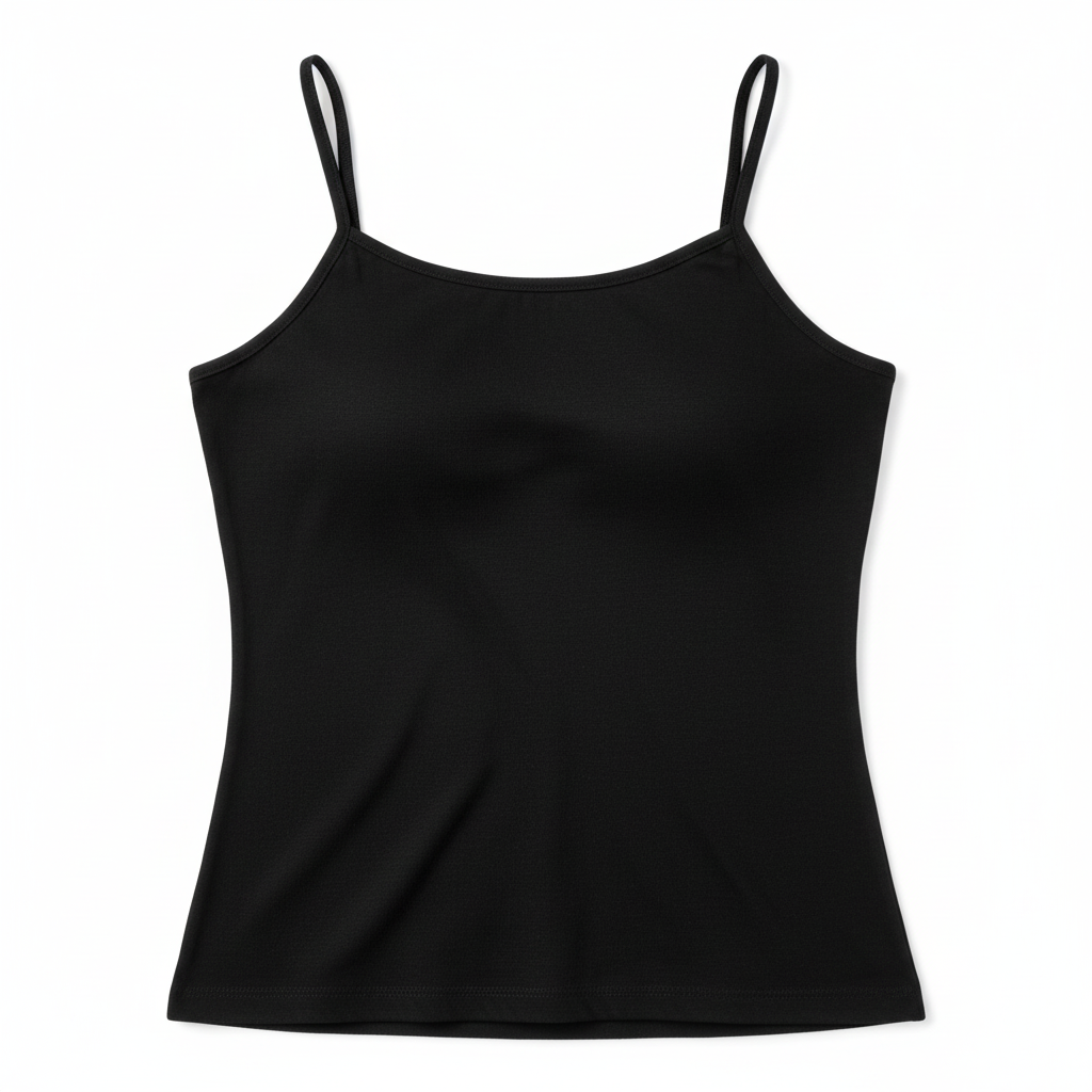 Black Camisole - Angled View