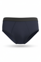 Navy Blue Men's Brief - Angled